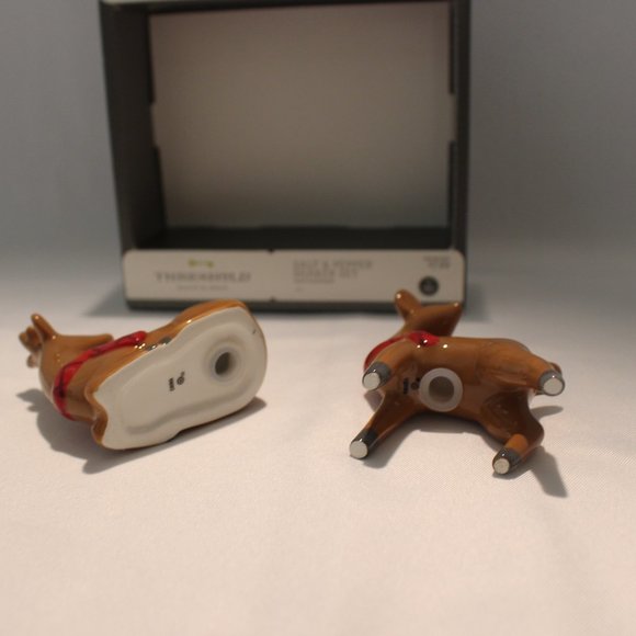 Threshold Earthenware Salt & Pepper Shaker Set - Holiday Reindeer - Picture 3 of 6